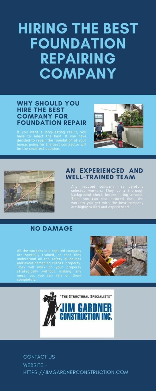 Hiring the best foundation repairing company
