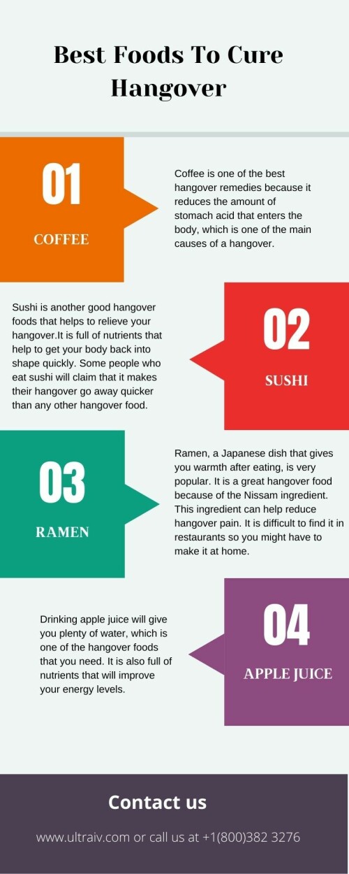 Best Foods To Cure Hangover