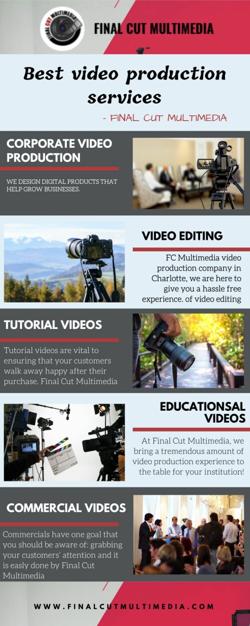 In the age of video, and with a little bit of imagination, there are endless possibilities. From a personal family story to a corporate introduction, Final Cut Multimedia has the best video production services that can help you tell your story. Contact us now!