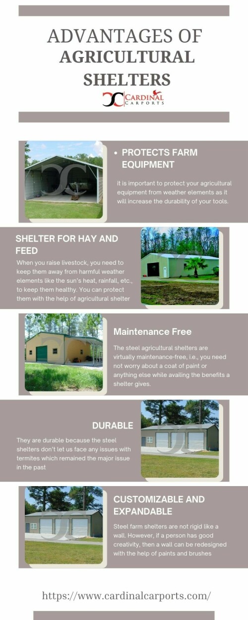 Advantages Of Agricultural Shelters