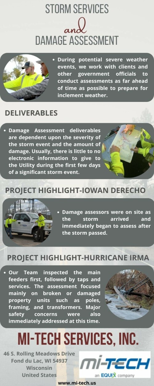 Mi-Tech is a national engineering and design firm in Wisconsin provides engineering, environmental, laboratory, technical, and field services to the telecommunications, power delivery, gas distribution design, water/wastewater, municipal, and private markets.
https://www.mi-tech.us/services/environmental/