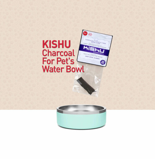 Kishu Charcoal for Pets is the perfect way to provide toxin-free, delicious tasting water for your dog's water bowl. Pets like good tasting water too!
DROP. DRINK. SLOBBER!

Price- $3.99

https://kishucharcoal.com/shop/pet-water-bowls-104/