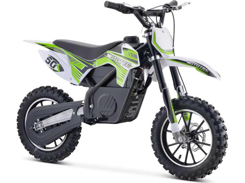 The MotoTec 24v 500w Gazella Electric Dirt Bike is the ultimate ride. It has a great design for fun and ease. Its dynamic styles come with standard front and rear suspensions. You have the comfort of removing its battery and charging it separately. Book your order today at 1-866-424-5730.