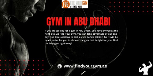 If you are looking for a Gym in Abu Dhabi, you have arrived at the right site. At Find your gym, you can take advantage of our one-day free trial sessions to test a gym before joining. So it will be much easier for you to choose the gym that is right for you. Find the best gym right away! _ https://findyourgym.ae/gyms/abu-dhabi/