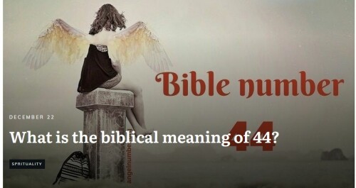 Biblical Number 44 in the bible derives a portion of its significance from the conclusion of Jesus’ earthly mission. Read the article.

http://67goldenrules.com/biblical-meaning-of-44/