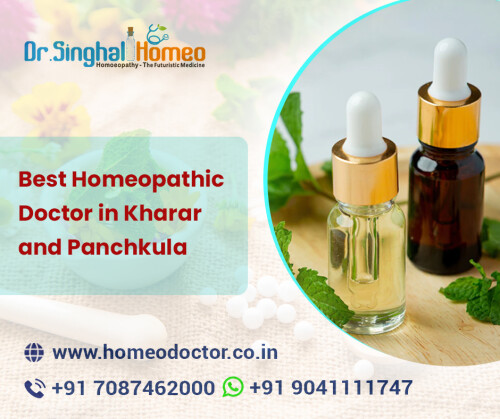 Homeopathy is a system of medicine that works on the principle that the body can heal itself. It treats the root cause and symptoms of the diseases equally & effectively. If you are searching for the best Homeopathic Doctor in Panchkula & Kharar, Dr. Vikas Singhal can be an answer for you. He has been practicing at his clinic – Dr. Singhal Homeo, at Sector 38-C, Chandigarh, for almost two decades. He got an excellent track record in treating various mild, chronic, & rare autoimmune diseases. In his 20 years of clinical practice, he has successfully treated many patients & is one of the best Homeopathic Doctors in the Panchkula & Kharar Region. For more information, call us at +91 7087462000 or WhatsApp at +91 9041111747. Visit us:https://homeodoctor.co.in/best-homeopathic-doctor-in-mohali-kharar-panchkula/