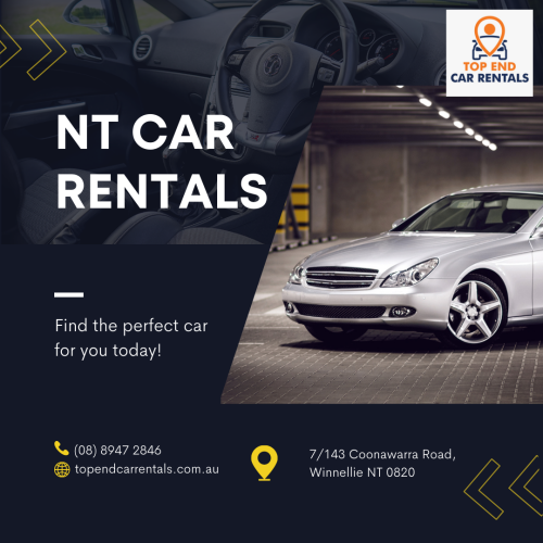 The Top End Car Rentals team welcomes you to the coastal city of Darwin with a wide range of quality rental vehicles. Hiring a rental vehicle from our Top End Car Rentals office gives you the freedom to take to the road and explore the city at your own pace and tour the beautiful coastline. Visit https://topendcarrentals.com.au/public/