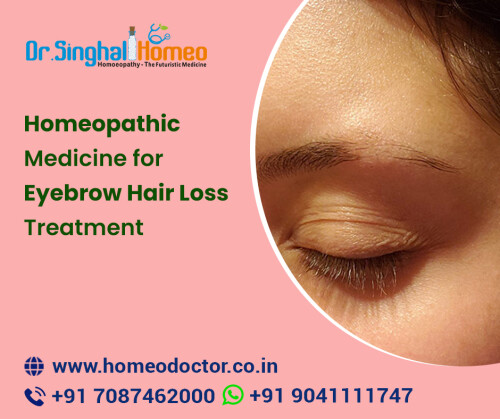 Nowadays, eyebrow hair loss is a fairly common occurrence. It can be due to several reasons, ranging from hormonal changes or nutritional deficiencies to infection, skin condition, stress, or even an overactive immune system attacking the hair follicles. Homeopathy for eyebrow hair loss treatment can effectively help deal with the causative factors & help stimulate the body's natural healing capacity. Dr. Vikas Singhal has been offering effective eyelash & eyebrow hair loss treatment in Homeopathy for 20 years. Call us at +91 7087462000 or WhatsApp at +91 9041111747 to book an appointment. Visit us here: https://homeodoctor.co.in/best-homeopathic-medicine-and-treatment-for-eyebrow-hair-loss-in-india/