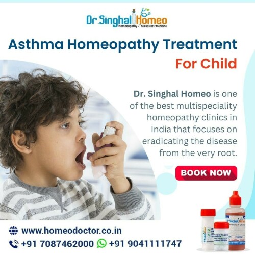 Asthma is a chronic lung disease. It is a condition in which the airways are inflamed and become more sensitive than usual. The most common asthma symptoms are wheezing, shortness of breath, nasal flaring, rapid pulse, sweating, and more. Asthma Homeopathy Treatment provides effective and sustained relief from the condition. Dr. Vikas Singhal is one of the best Homeopathic doctors providing effective Homeopathic Treatment for Asthma for Child and other diseases. Call +91 7087462000 or WhatsApp at +91 9041111747 to book an appointment. Visit us here: https://homeodoctor.co.in/best-homeopathic-doctor-treatment-of-child-asthma-in-india/