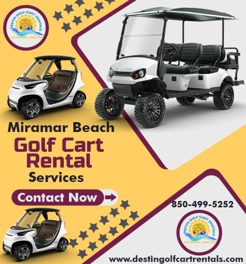 Miramar Beach Golf Cart Rental Services