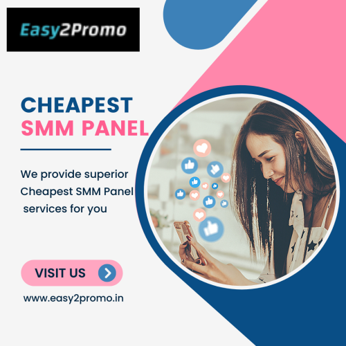 The top Smm panel services are provided by Easy2Promo, and we are easily available to everyone with our unique services. Are you running a firm and searching for real Cheapest smm panel services in terms of getting deeper perceptions? We are here to value your complete pleasure, if you choose us for your company, we can assist you with creating a strong online presence on a variety of social media sites, including Facebook, Instagram, LinkedIn, YouTube, and more with our Cheap Smm panel. For more details call us at +16395696746 or visit https://www.easy2promo.in/