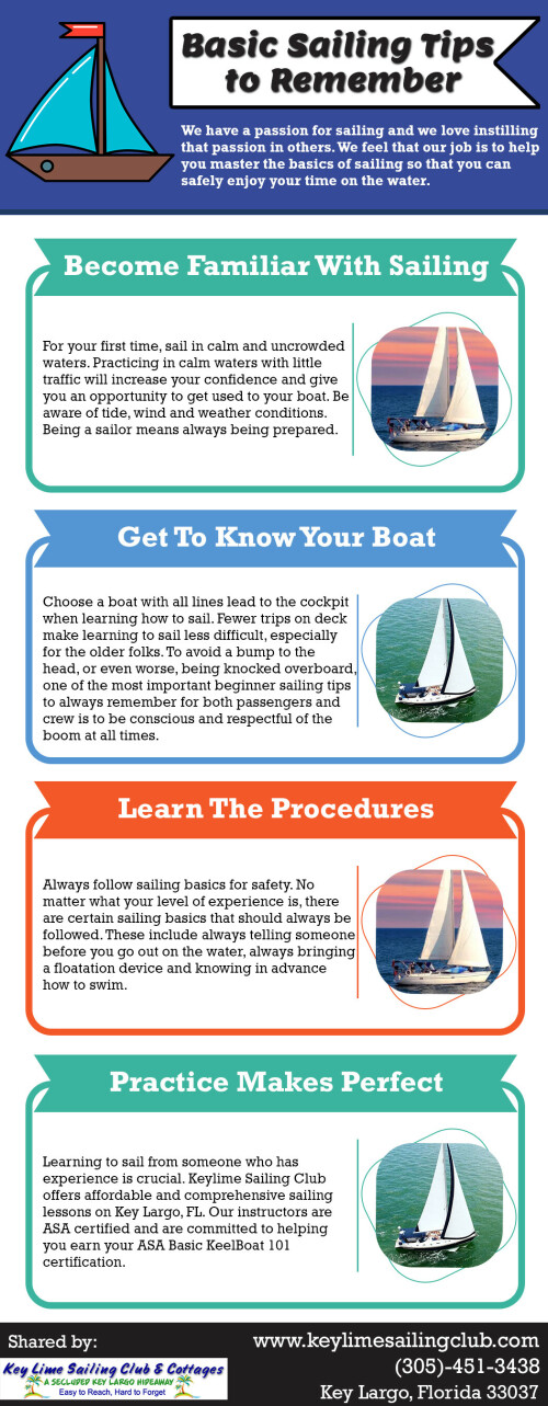 Basic Sailing Tips to Remember