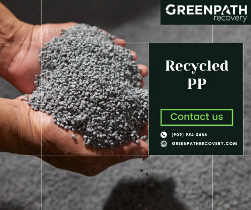 Greenpath Recovery is a direct, multi-material USA-based plastics processor. We can custom-compound recovered plastic/resin feedstock to meet specific requirements, and we also offer a range of recycled plastic pellets perfect for end-of-use manufacturing. These final recycled plastic pellets are often high-grade, environmentally-friendly materials, available at less cost than virgin plastics. This includes resins such as LDPE, LLDPE, MDPE, HDPE, PP, BOPP, COPP, HOPP, PET, RPET, PS, PC, EPS, GPPS and HIPS. Visit our website https://greenpathrecovery.com/products/recycled-plastic-pellets/ for more information about Recycled PP.