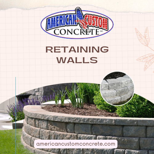 We offer Affordable retaining walls for everyone! Our walls are made from the highest quality materials and our team of experts will help you build the right wall for your needs. Retaining walls can be a simple way to add a little more privacy to your yard, or a way to create a more stable vertical foundation for your home. They can also be a more economical way of building a Retaining Wall Stafford VA than a sloping wall with perfectly vertical sides. Call us today for a free consultation!

For more info:-https://rewardbloggers.com/business-pages/americancustomconcrete/