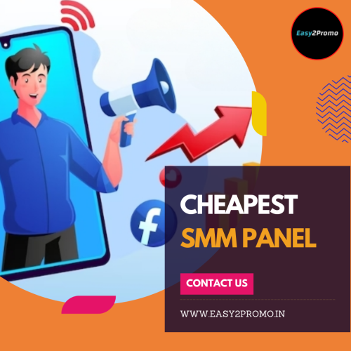 The top Smm panel services are provided by Easy2Promo, and we are easily available to everyone with our unique services. Are you running a firm and searching for real Cheapest smm panel services in terms of getting deeper perceptions? We are here to value your complete pleasure, if you choose us for your company, we can assist you with creating a strong online presence on a variety of social media sites, including Facebook, Instagram, LinkedIn, YouTube, and more with our Cheap Smm panel. For more details call us at +16395696746 or visit https://www.easy2promo.in/smm-panel