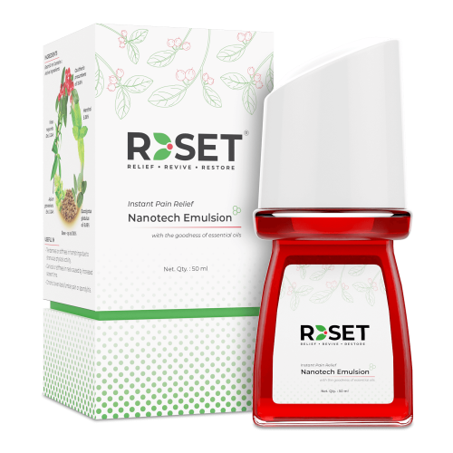 Buy RESET emulsion instant pain reliever in roll-on pack. Best body pain medicine penetrates skin instantly. Combats pain across shoulder, neck, back, legs. Easy to apply. Long-lasting.
To know more visit: https://www.r3set.life/product/reset-emulsion/