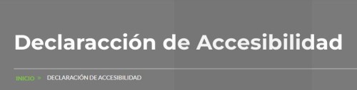 Domo Data, s.l. se ha comprometido a hacer accesible su sitio web, de conformidad con el Real Decreto 1112/2018, de 7 de septiembre, sobre accesibilidad de los sitios web y aplicaciones para dispositivos móviles del sector público.

https://www.domodata.com/declaracion-de-accesibilidad/