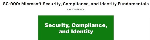 SC-900: Microsoft Security, Compliance, and Identity Fundamentals. Curso y certificación de Microsoft. ‎Este curso proporciona conocimientos de nivel fu...

https://nanfor.com/products/sc-900-microsoft-security-compliance-and-identity-fundamentals