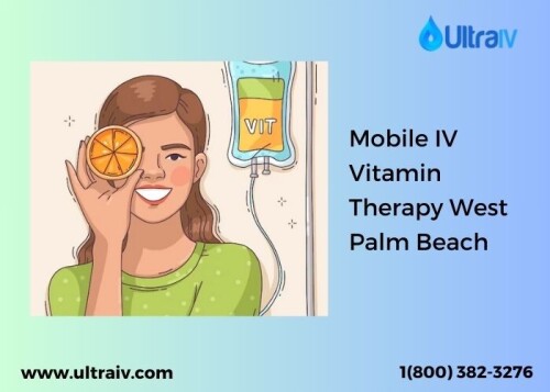 Improve your health in West Palm Beach with IV Vitamin Therapy. Get total rejuvenation delivered right to your door as important nutrients and hydration replenish your energy, you'll experience a surge in vitality. To make an appointment, Contact us at 8003823276 or visit our website: https://ultraiv.com/iv-therapy-nad-patches-west-palm-beach.