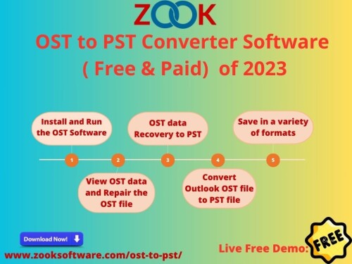 Try ZOOK OST to PST Converter software. a programme to convert Exchange OST to Outlook PST without installing Outlook. Users can directly import.ost files into Outlook 2021, 2019, 2016, 2013, 2010, 2007, etc.
Download and use it Now:- https://www.zooksoftware.com/ost-to-pst/