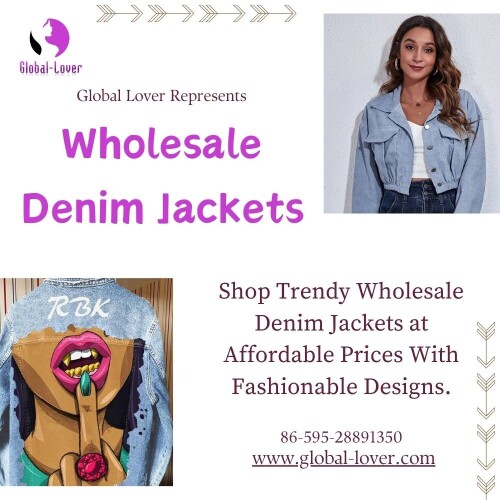 Wholesale denim jackets are commonly sought after by retailers, fashion boutiques, and online sellers who want to offer a wide range of options to their customers. By purchasing these jackets from Global Lover in bulk, businesses can take advantage of lower prices and increase their profit margins.