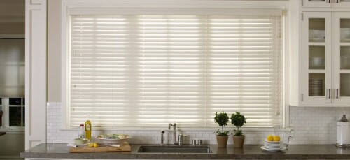 The perfect alternative for the discerning person who wants the look and feel of real wood, faux wood blinds have the beauty and consistency of authentic wood. 
https://www.blindsplus.ca/faux-wood/