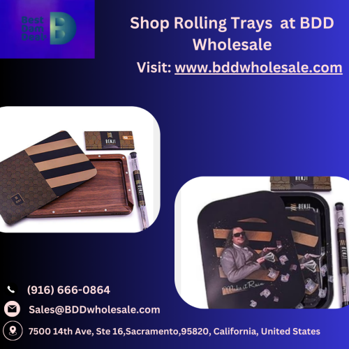 Want a better weed experience? Then check out the range of black metal rolling trays bulk right at Best Dam deals. You are assured of superior quality and the best deals right here. Give yourself an unmatchable smoking experience and treasure all the amazing smoking accessories only at Best Dam Deals.
visit :https://www.bddwholesale.com/collections/rolling-trays
