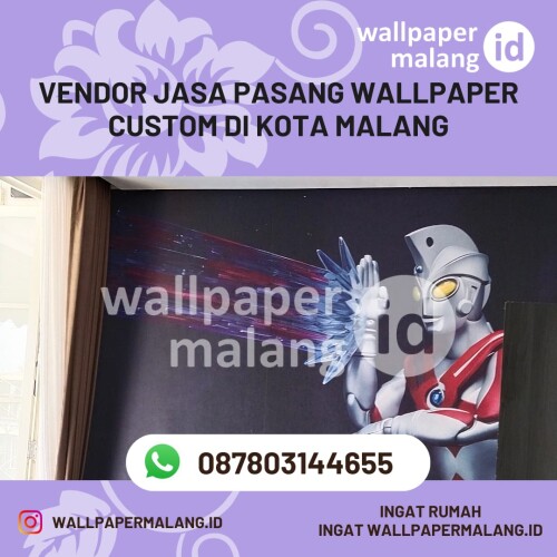 vendor jasa pasang wallpaper custom di kota malang