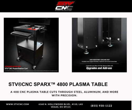 Unleash your inner metal sculptor! A 4x8 CNC plasma table cuts through steel, aluminum, and more with precision. This powerful machine is perfect for hobbyists, small businesses, and fabrication enthusiasts, offering a generous work area for all your cutting needs.