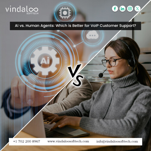 Explore the pros and cons of AI and human agents in VoIP customer support. Find out which option suits your business needs for effective communication and customer satisfaction.