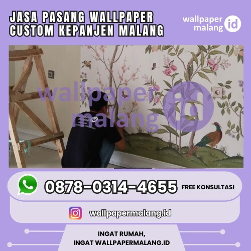 Jasa Pasang Wallpaper Custom Kepanjen Malang
