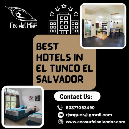 Score epic waves and laid-back vibes at the best hotels in El Tunco El Salvador! Beachfront access, killer views, and surfer-friendly amenities await. Enjoy surf lessons, yoga sessions, vibrant nightlife, and delicious seafood. Book your El Tunco dream stay and shred into paradise! Visit:https://www.ecosurfelsalvador.com/