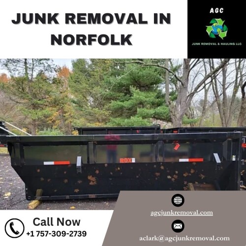 Need junk removal in Norfolk? AGC Junk Removal is your go-to solution. Our experienced team specializes in the safe and efficient removal of unwanted items from residential and commercial properties. We handle everything from furniture and appliances to construction debris and more. With our eco-friendly practices and competitive pricing, you can trust us for a hassle-free junk removal experience. Visit:https://www.agcjunkremoval.com/norfolk