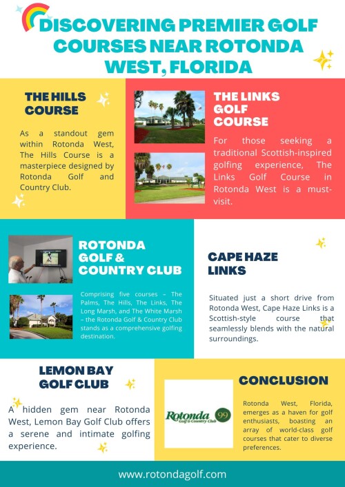 Rotonda Golf and Country Club is a premier golfing destination located in Rotonda West, Florida, USA.
https://rotondagolf.com/