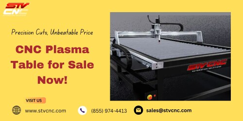 With the help of our amazing CNC plasma cutting table sale, complete any job with precise cuts! STV Automation provides the best CNC Plasma Cutting Tables at the most competitive pricing. Don't pass up this opportunity to improve your metalworking skills and have access to precision cutting at a much lower price. Call or visit our website right now!