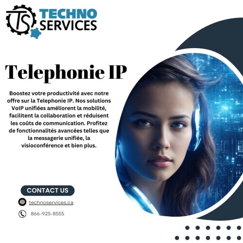 Boostez votre productivité avec notre offre sur la Telephonie IP. Nos solutions VoIP unifiées améliorent la mobilité, facilitent la collaboration et réduisent les coûts de communication. Profitez de fonctionnalités avancées telles que la messagerie unifiée, la visioconférence et bien plus.