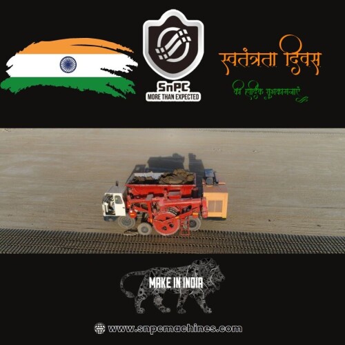 Snpc Machines is wishing you a proud Independence day.
SnPC Machines is a renowned & Sole manufacturer of cutting-edge brick-making machines that utilize innovative moving/ Mobile technology With a focus on delivering top-notch quality, our machines are engineered to ensure optimal performance, exceptional reliability, and maximum durability.
https://snpcmachines.com/
#snpcmachine #brickmakingmachine #claybrickmakingmachine #independenceday #IndependentSnpc #bmm410 #freedomtoproducebricks #modernbrickmakingmachine #bmm400 #BMM404 #durablebrickmakingmachine #teamsnpc #proudSnpc #constructionmachinery #offroadconstructionmachinery #buildingmaterialsuppliersIndia #vehiclemanufacturer #recreationalvehicle #brickmachineindia #brickmachinepriceindia #brickmachineHaryana #brickmakingtruck