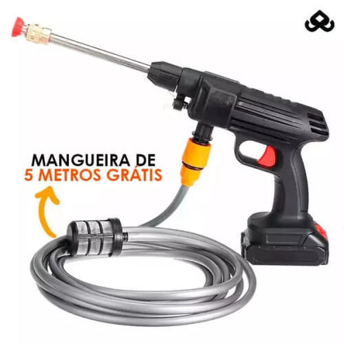 AnyConv.com Lavadora de Alta Pressão Portátil Sem Fios + Mangueira de 5M de Brinde PowerWash™ 9