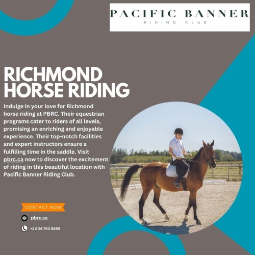 Indulge in your love for Richmond horse riding at PBRC. Their equestrian programs cater to riders of all levels, promising an enriching and enjoyable experience. Their top-notch facilities and expert instructors ensure a fulfilling time in the saddle. Visit pbrc.ca now to discover the excitement of riding in this beautiful location with Pacific Banner Riding Club.