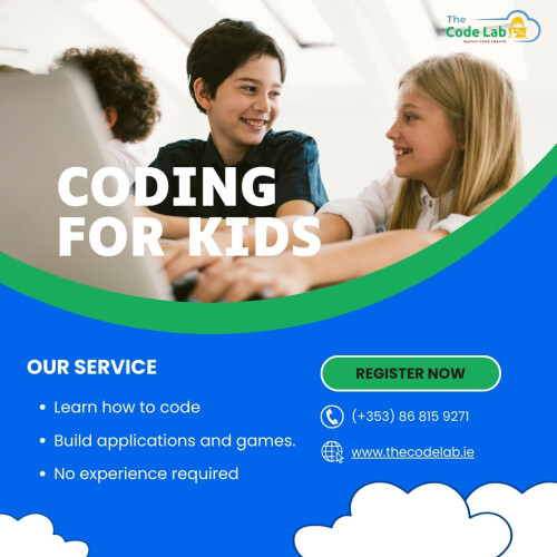 Spark your child's interest in coding with The Code Lab's Coding for Kids program. Our expert instructors guide young learners through a series of dynamic coding exercises and challenges, fostering a growth mindset and promoting critical thinking skills. Join us at The Code Lab to inspire your child's passion for technology in a supportive and encouraging setting: https://thecodelab.ie/