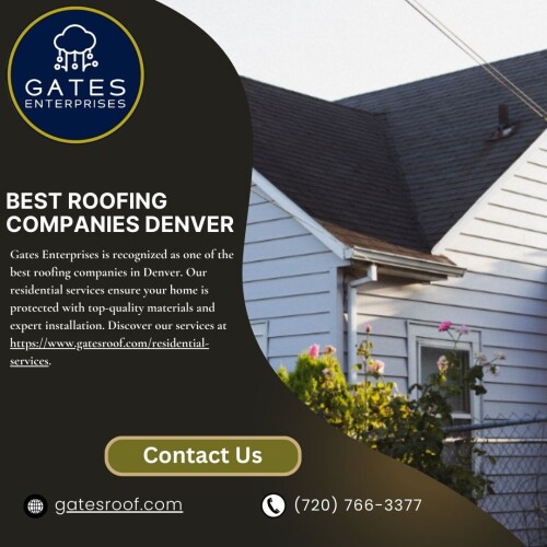 Gates Enterprises is recognized as one of the best roofing companies in Denver. Our residential services ensure your home is protected with top-quality materials and expert installation. Discover our services at https://www.gatesroof.com/residential-services.